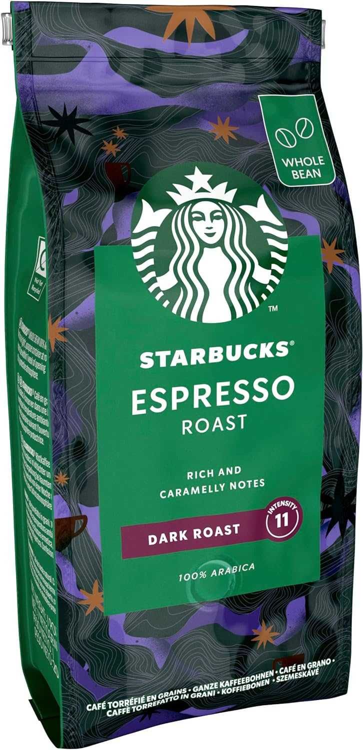 ZESTAW 6 STARBUCKS Espresso Roast, Dark Roast, Kawa Ziarnista 200g