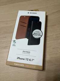 Nowe czarne etui z klapką marki Bigben do Apple IPhone 12 Pro