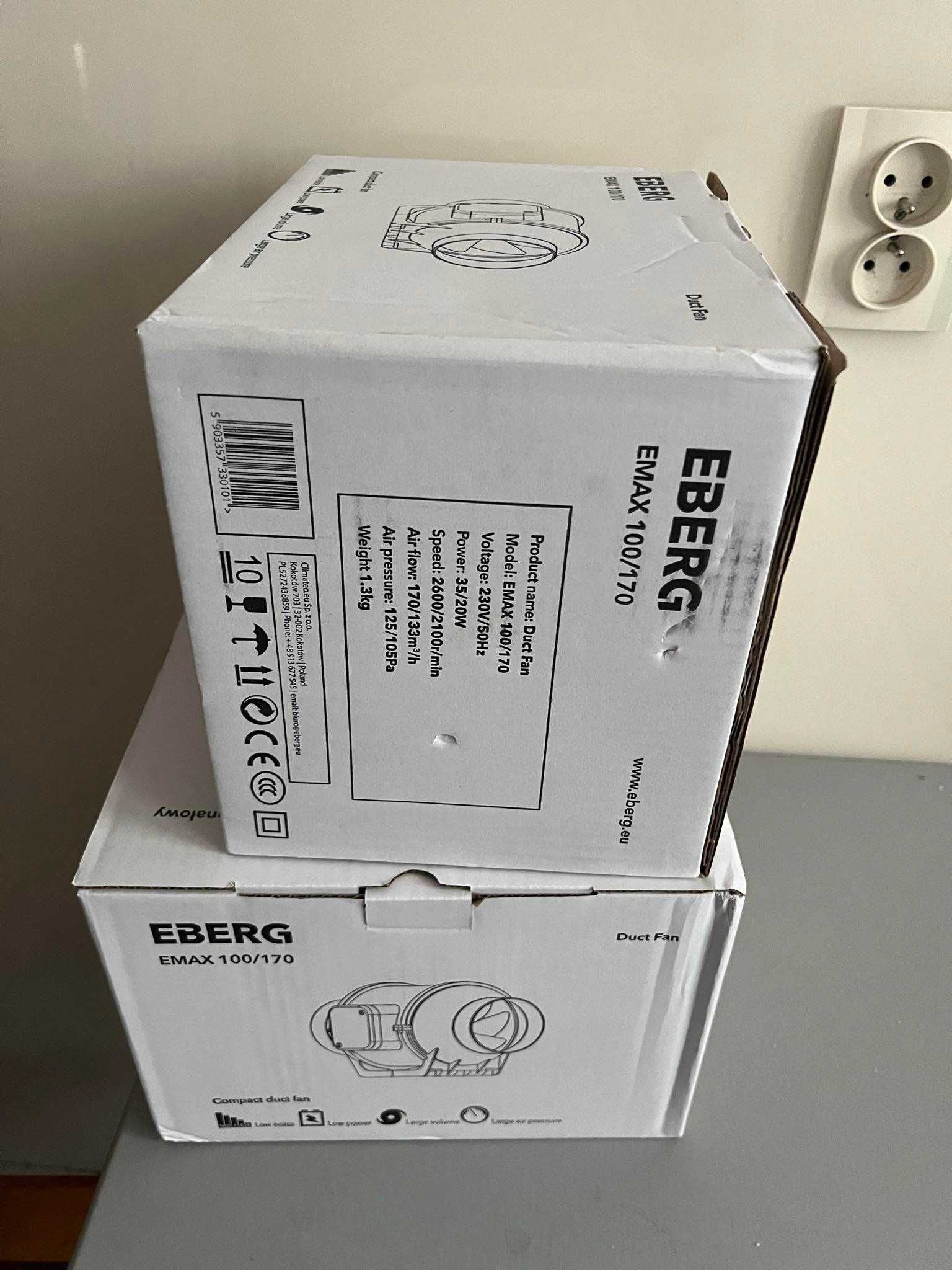 Wentylator kanałowy EBERG Emax 100/170 100 mm