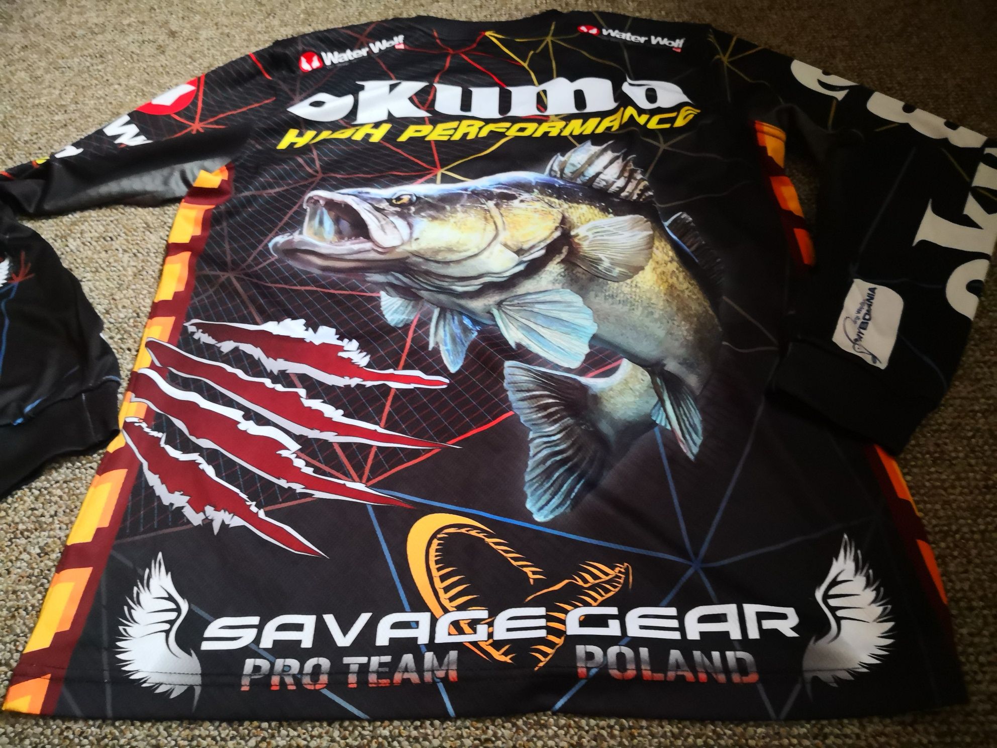 Bluza wędkarska Savage gear Pro team Poland M unikat