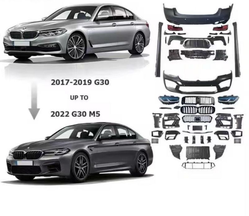 Обвес bmw g30 m5 f90 комплект обвеса стиль рестайлинг бмв г30 м5 ф90