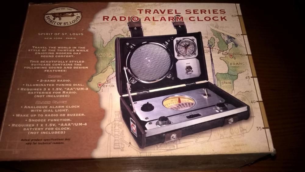 Radio Travel Series "Spirit of St. Louis" Vintage, (NOVO)