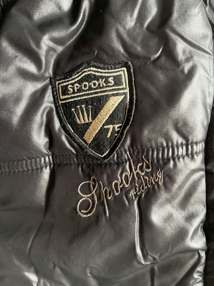 Kamizelka jeździecka Spooks XL / L gruba brązowa