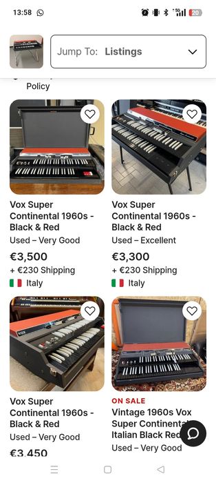 Vox super continental (Doors)