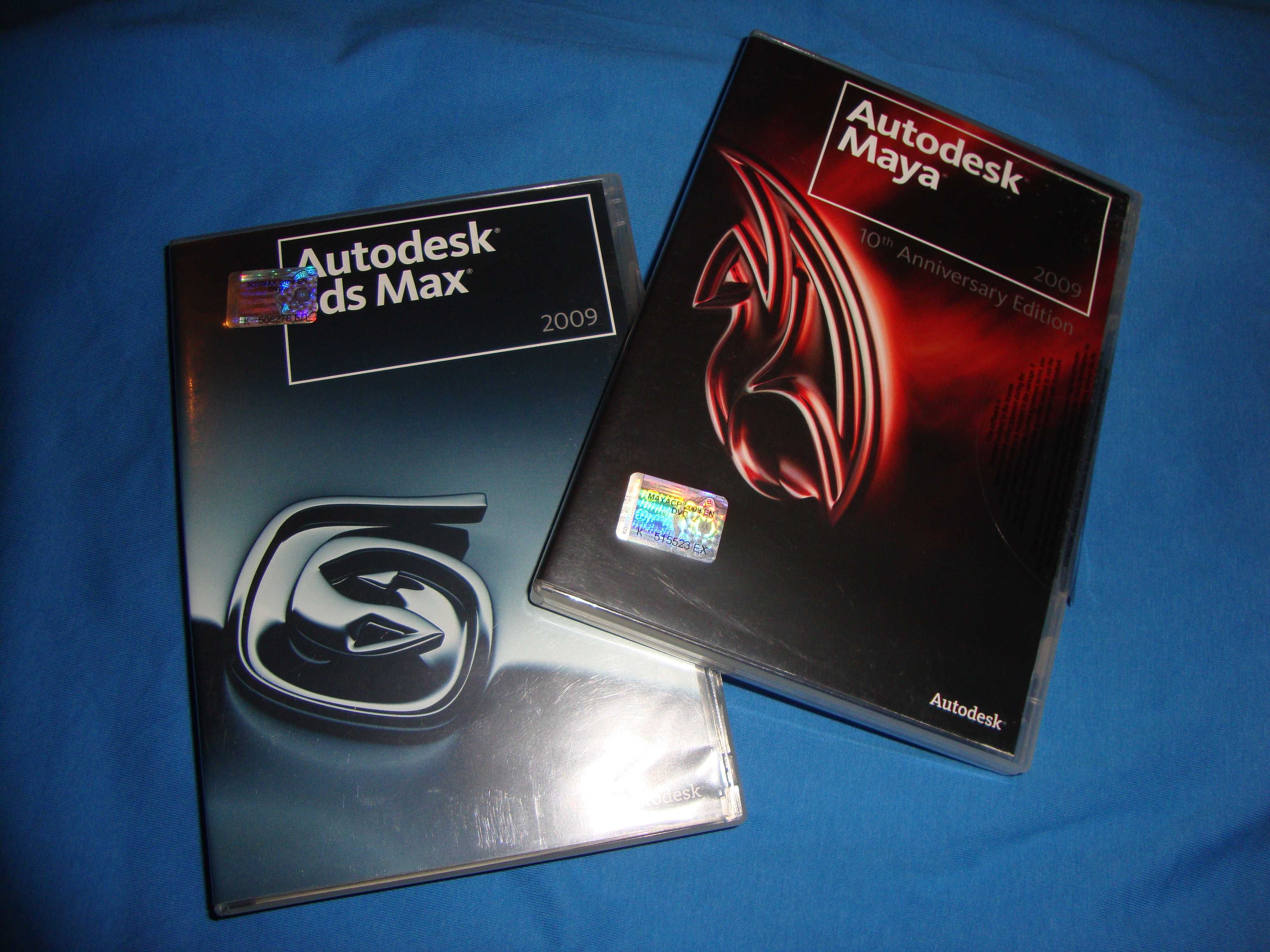 Autodesk 3ds Max 2009 + Maya 10th Anniversary Edition 2009 лицензия !