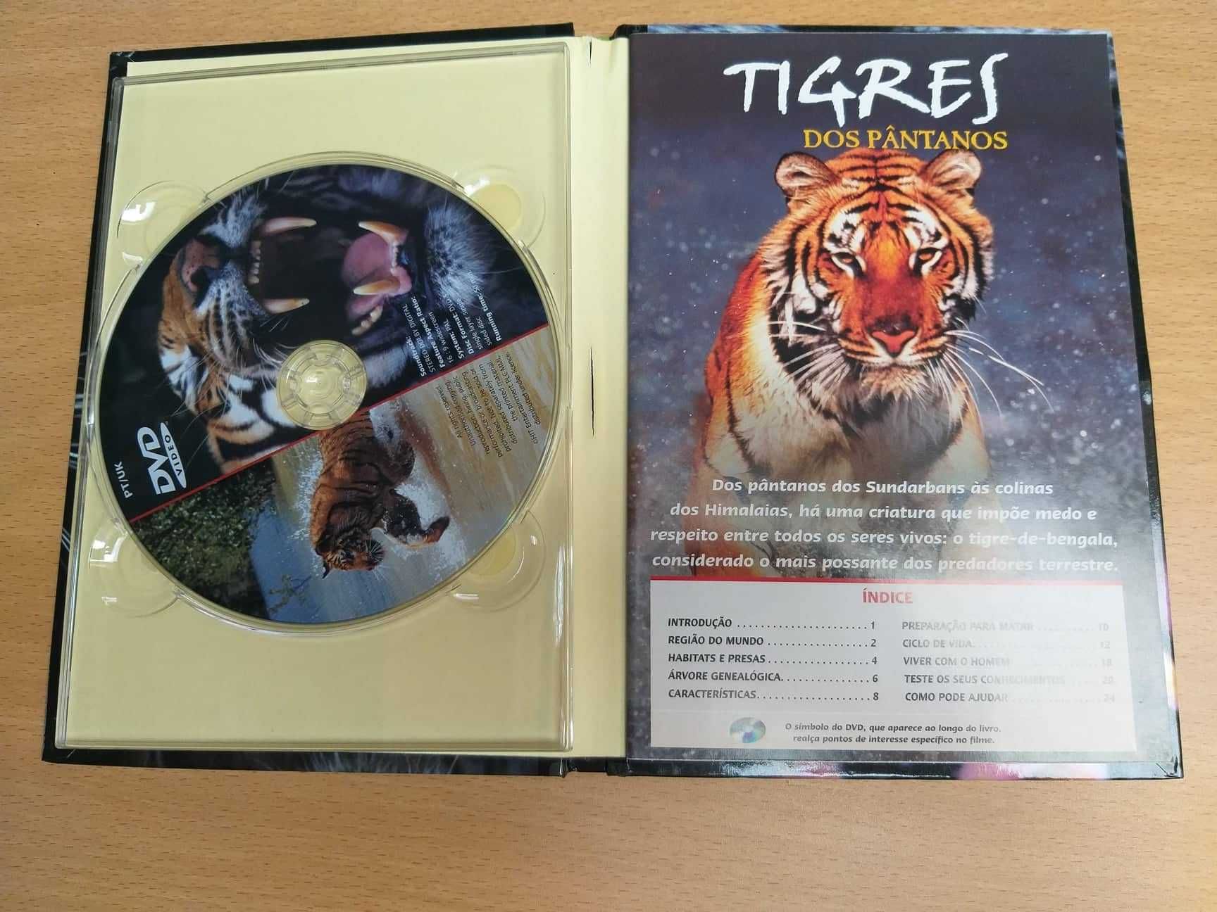 Dvd tigres dos pântanos + brochura