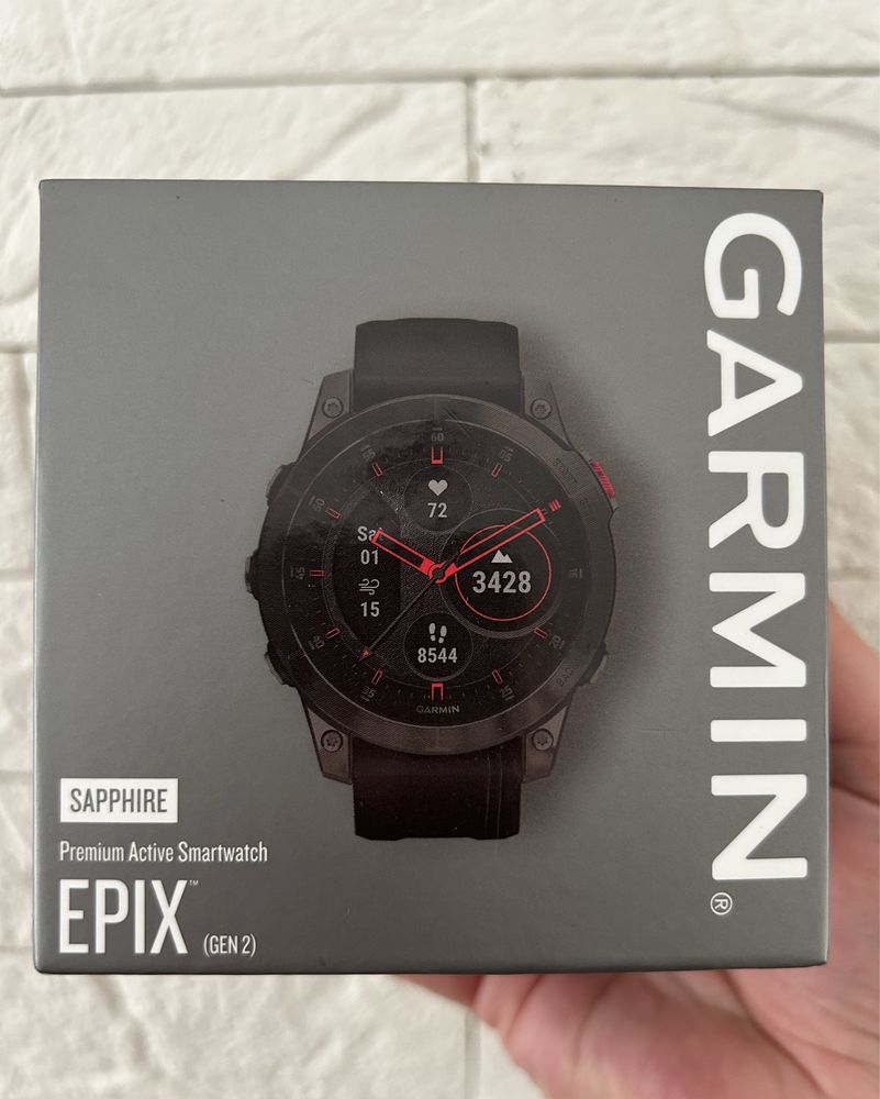 Годинник Garmin EPIX Gen2 Sapphire Black