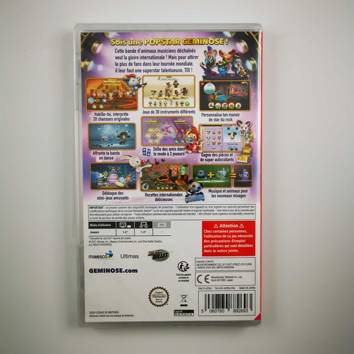 Geminose Animal Popstars Switch Nowa