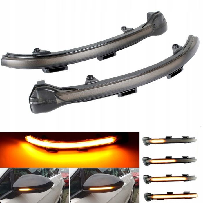 Поворот динамічний чорний VW Golf 7 2012-2017