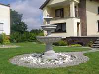 Fontanna granitowa ogrodowa ogród do ogrodu ozdobna dekoracyjna