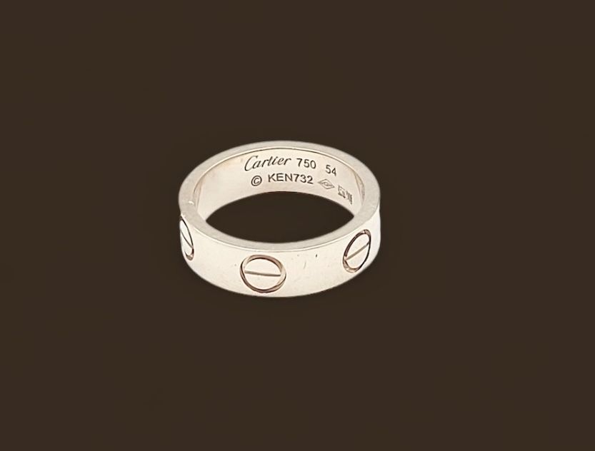 Золота каблучка,8 грам,обручка,кольцо під брендCartier Love,750,17,2
