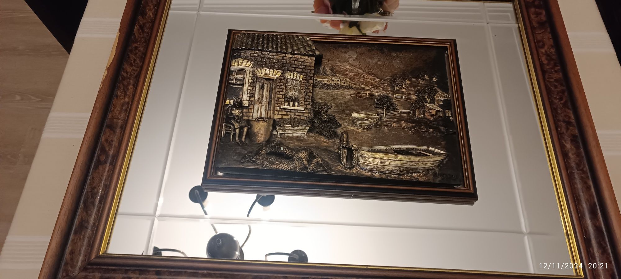 Quadro em prata muito bonito