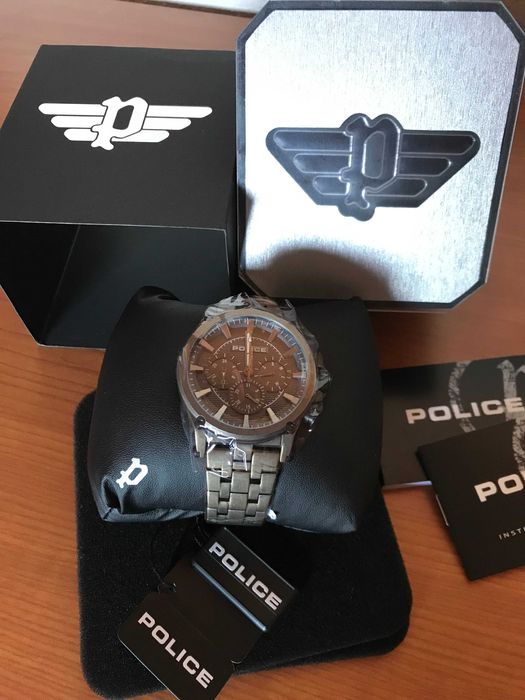 Relógio Police Cobre & Cinzento