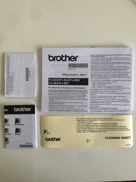 Impressora Portátil Brother PocketJet PJ-823 – Térmica Directa