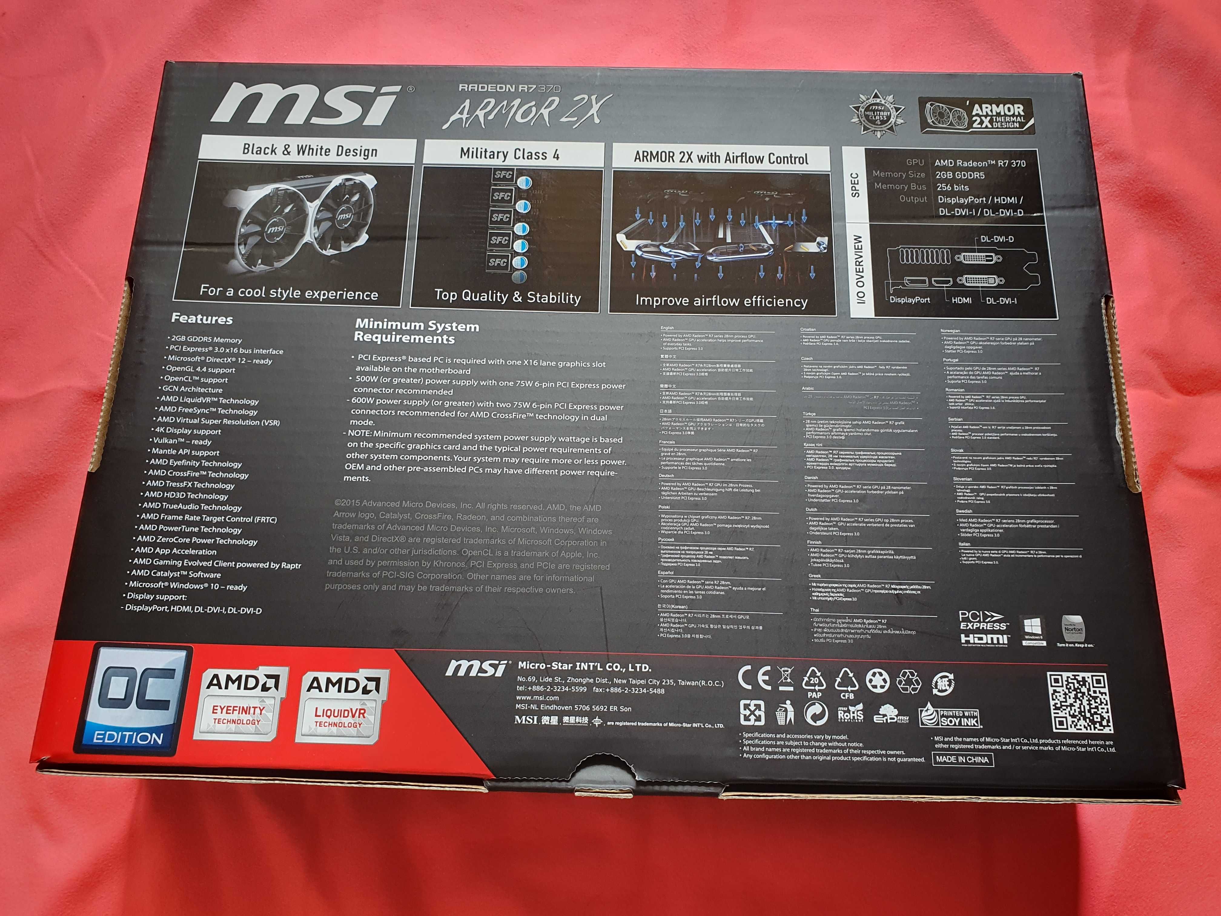 MSI Radeon R7 370 2GB 256bit OC