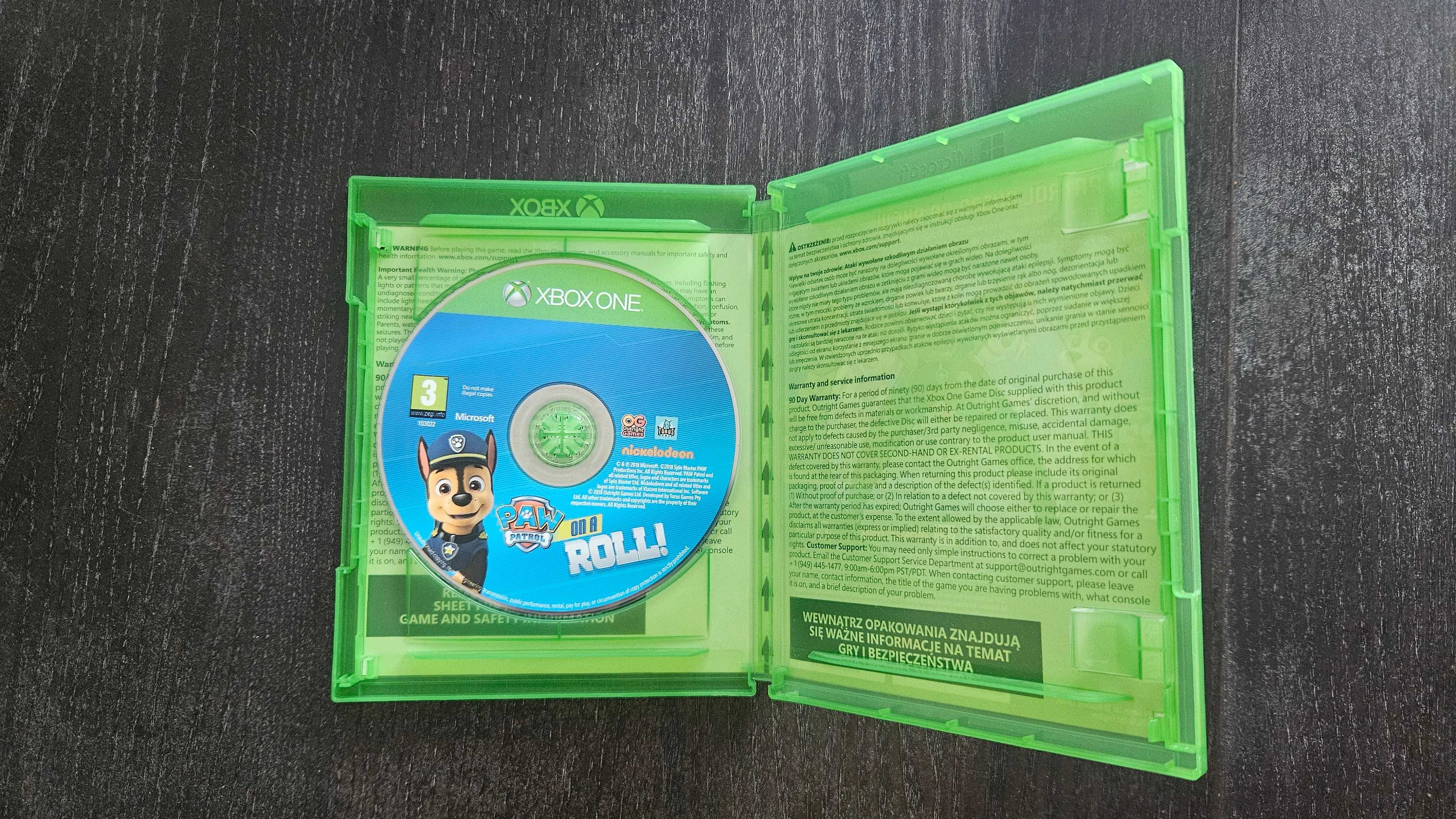 Gra Xbox PSI PATROL rusza do akcji PL, st. IDEALNY, prezent