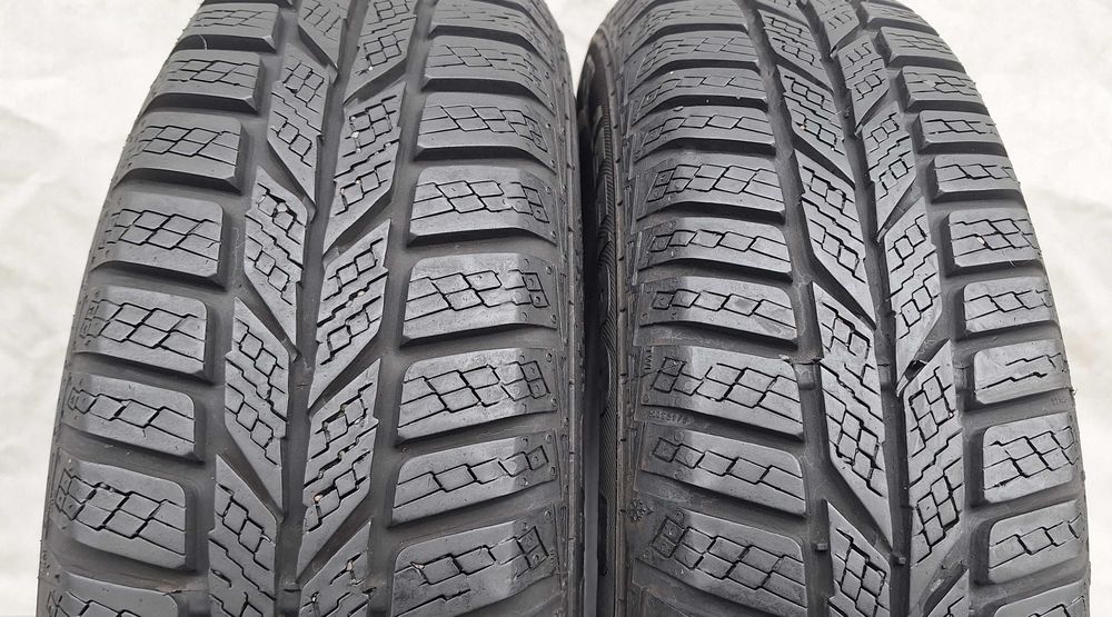 2X Opony Zimowe 155/80/13 Semperit 155/80R13 7mm Montaz