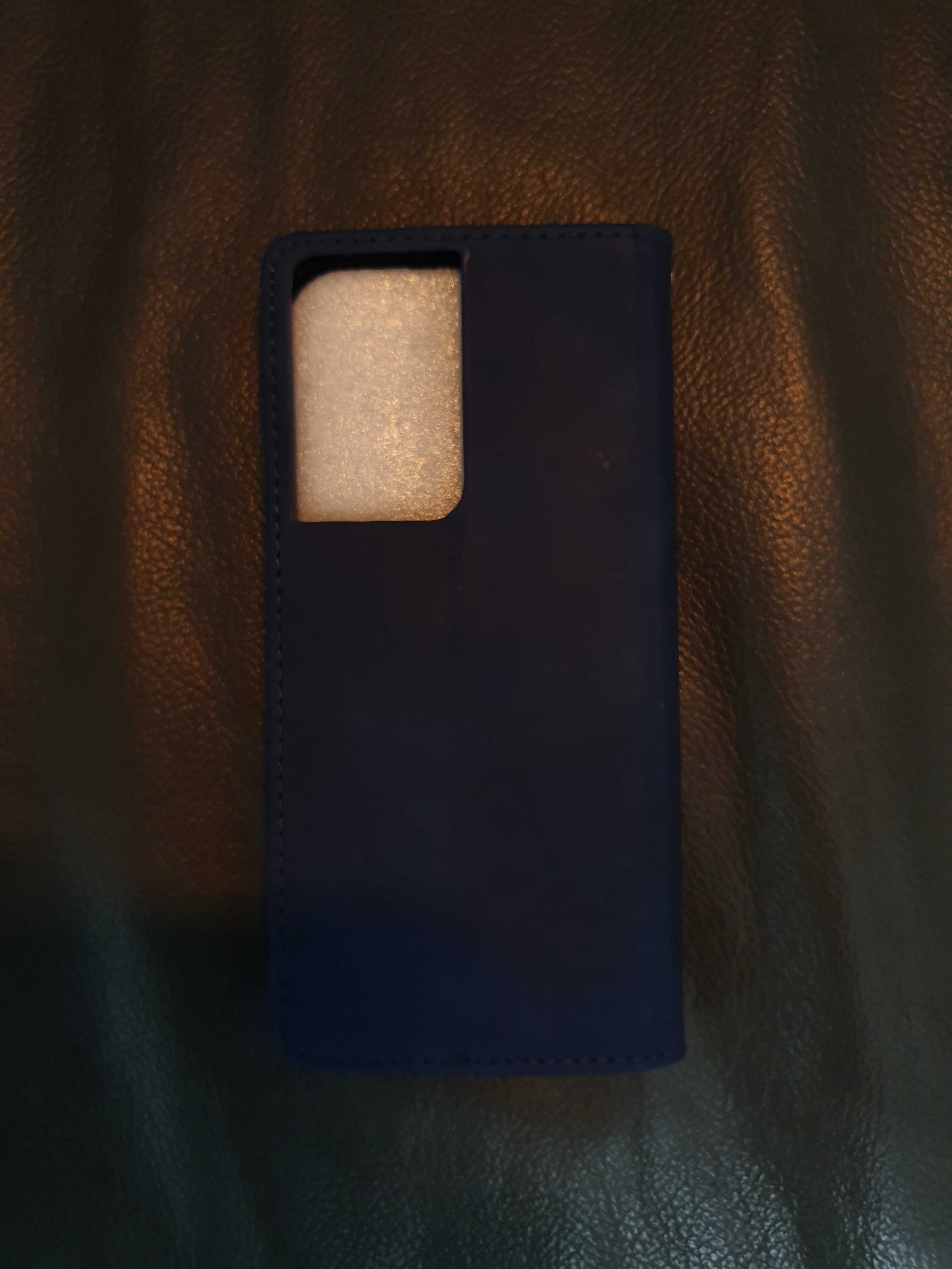 Pokrowiec z klapką, retro portfel skórzany do Samsung Galaxy S21 Ultra