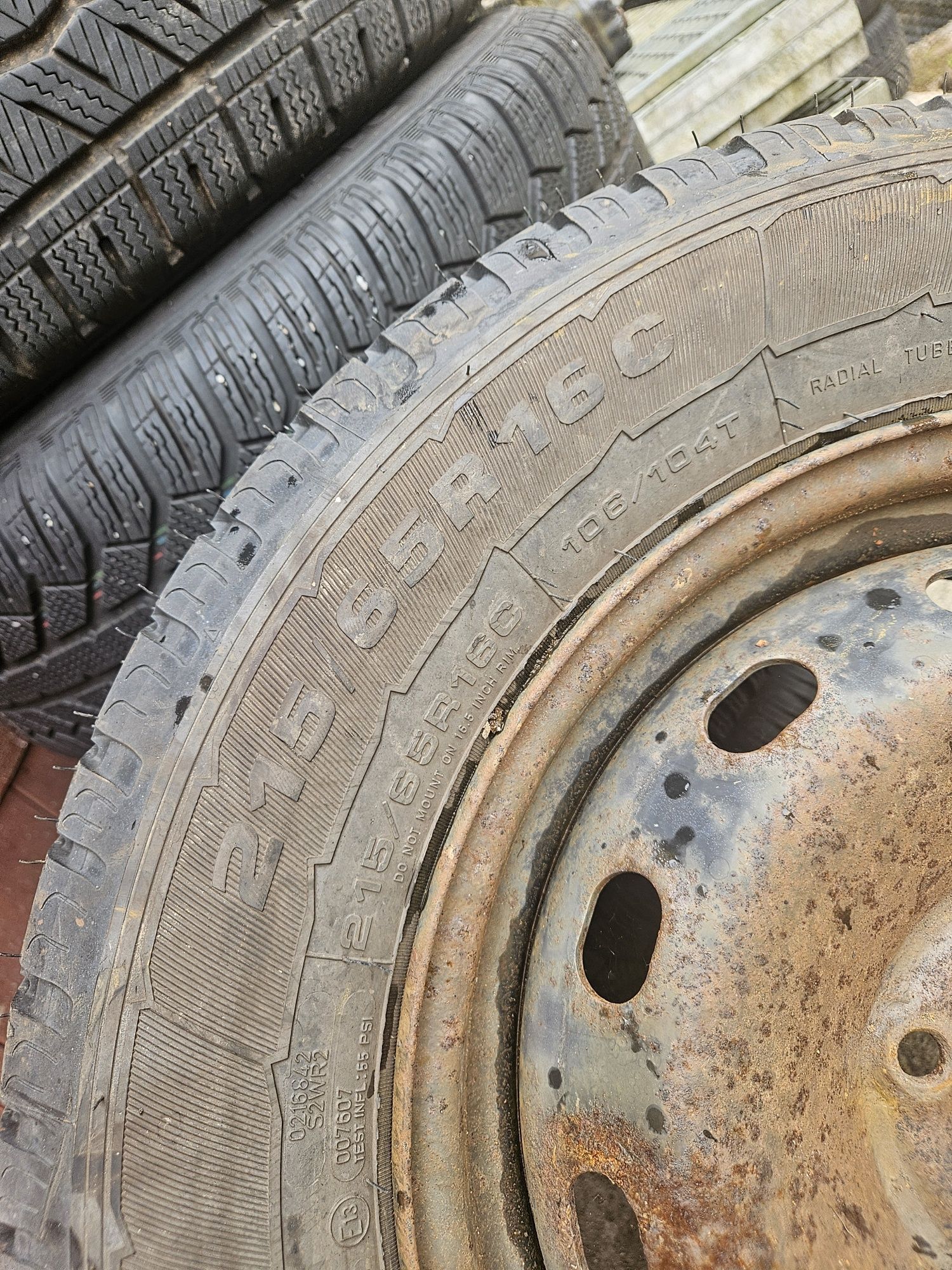 Pojedynka zapas vivaro trafic goodyear marathon 215/65R16C 5x114,3