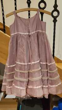 Sukienka różowa ksiezniczkowa 109cm Marks&Spencer