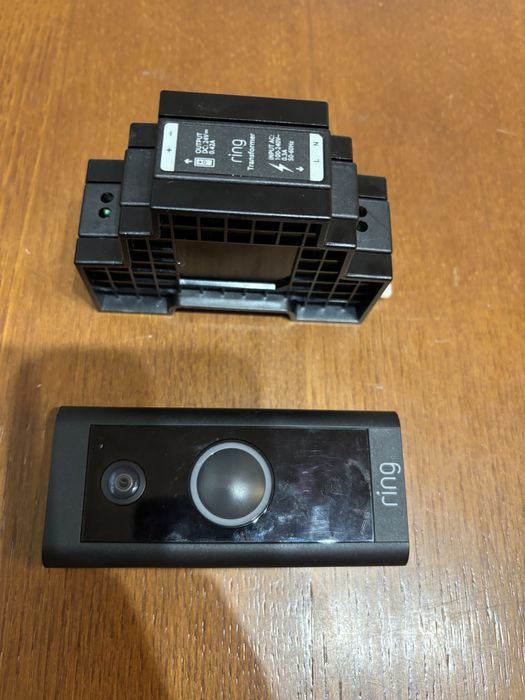 Video porteiro “Ring video doorbell wired” + disjuntor/transformador
