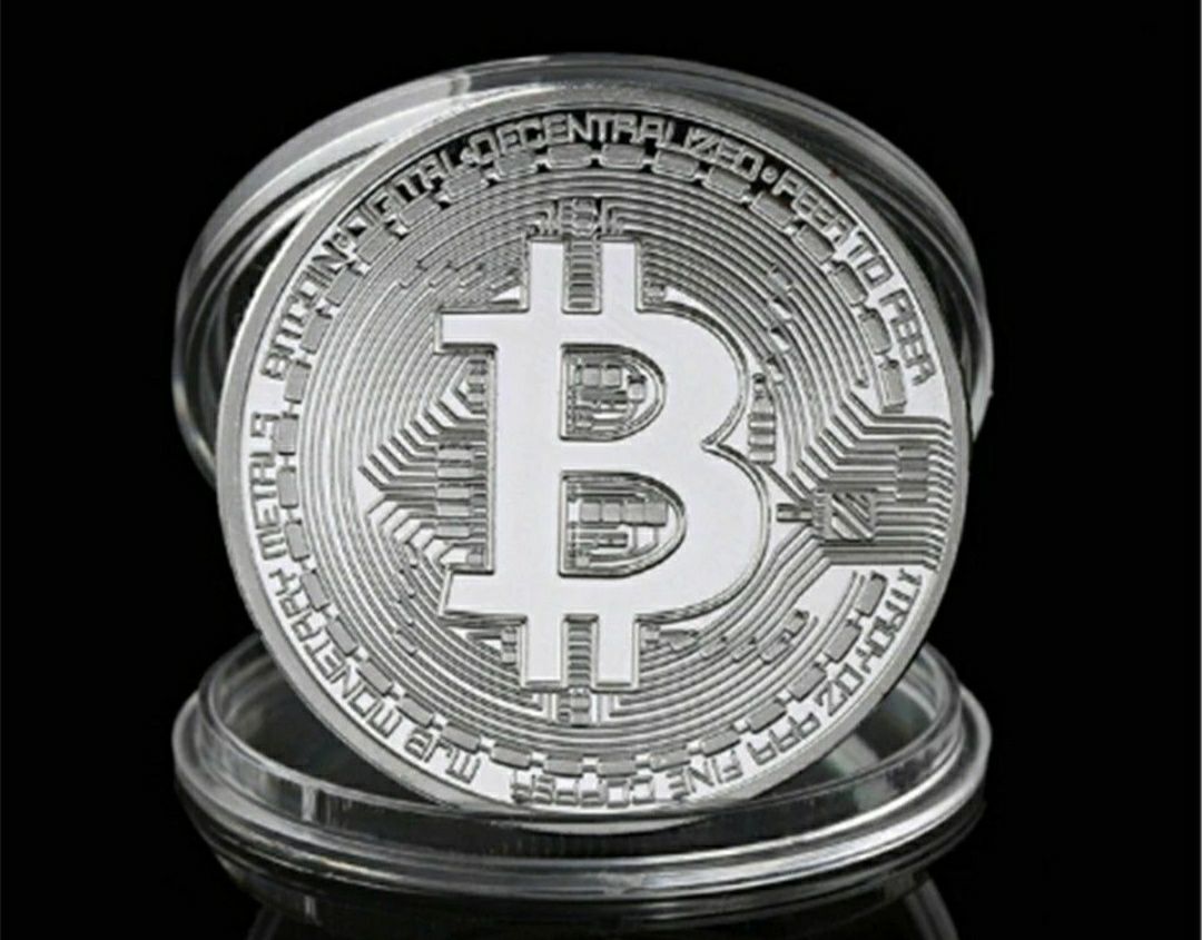 Zestaw 4 monet Bitcoin