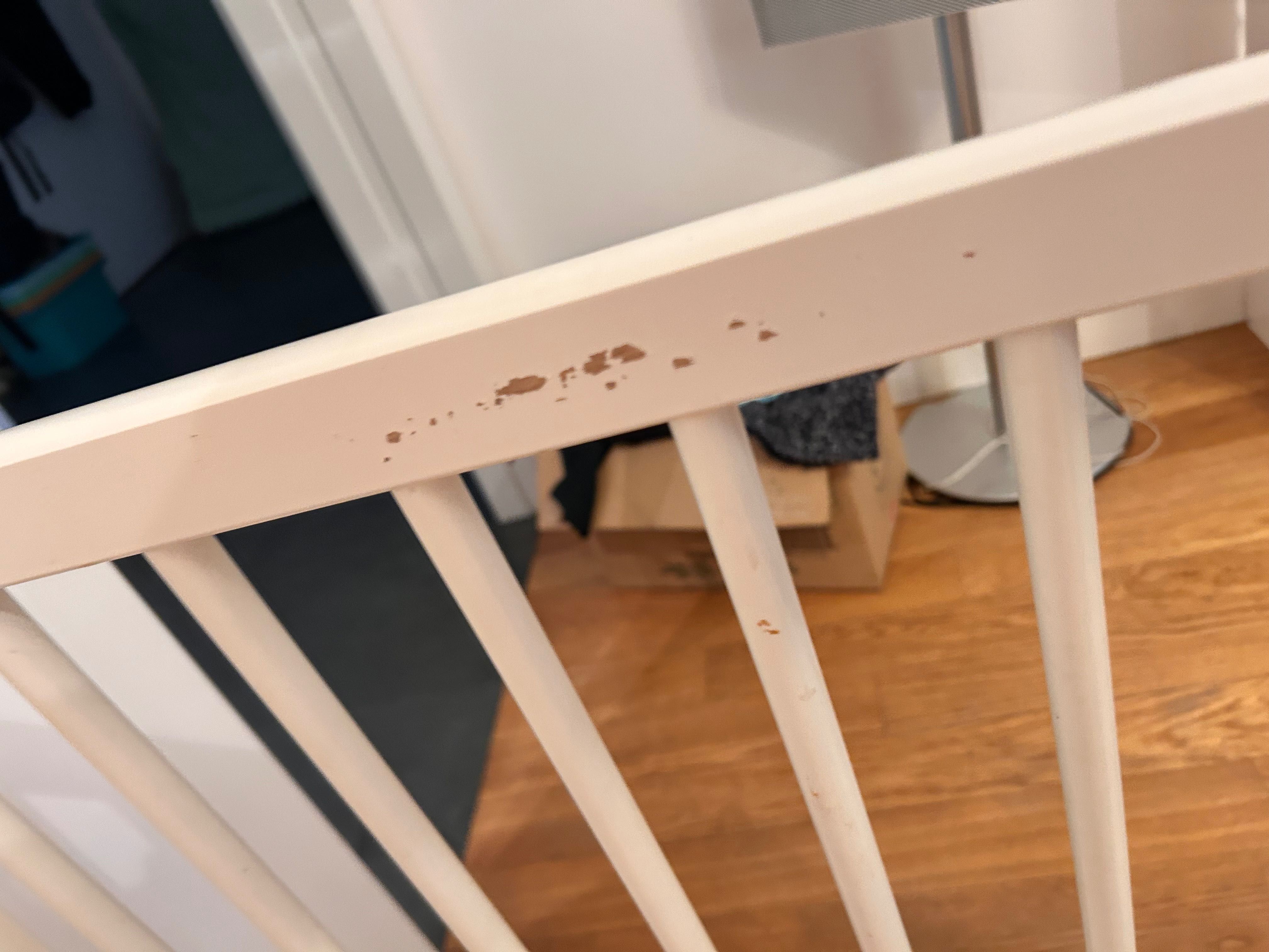 Łóżeczko dziecięce z materacem IKEA Gulliver