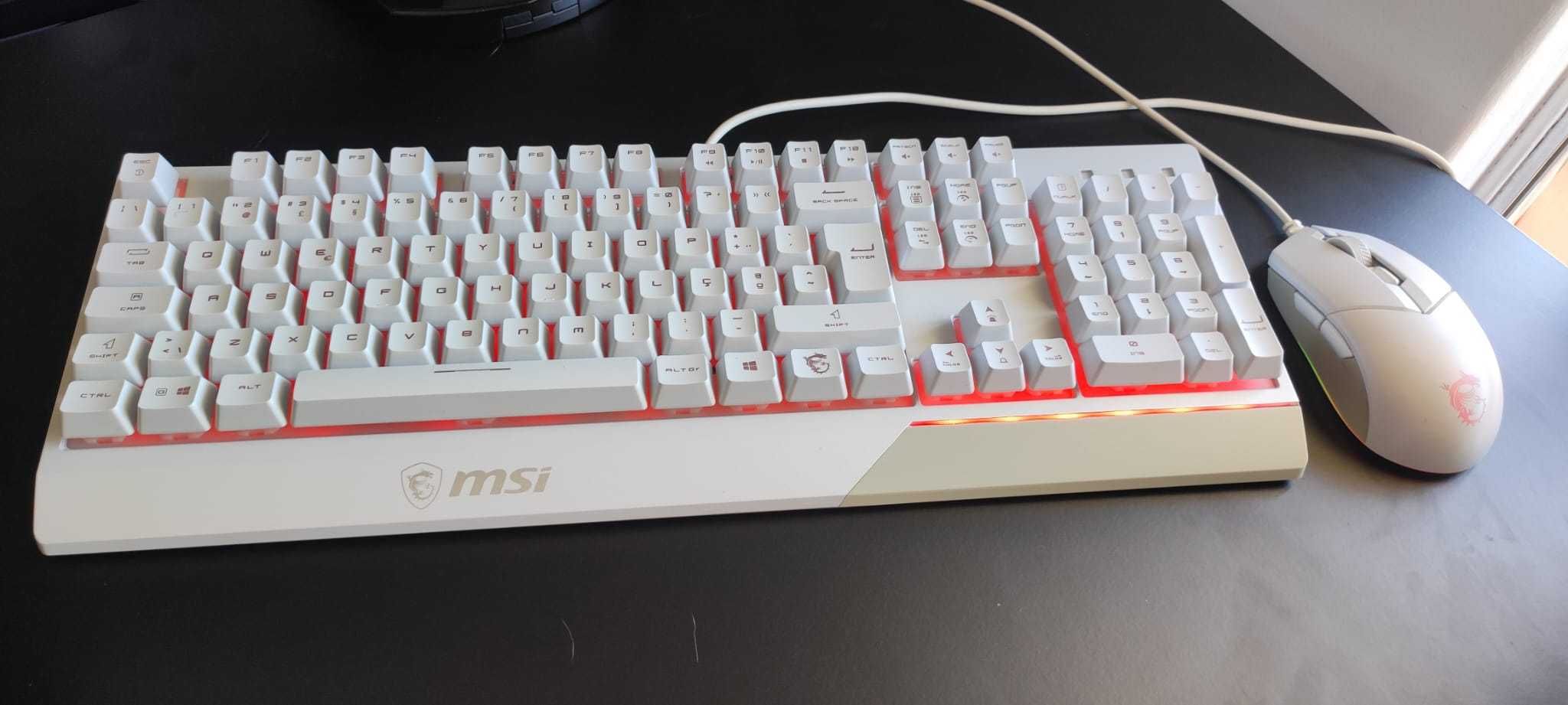 Combo Gaming MSI GK30 + GM11 – Teclado + Rato RGB
