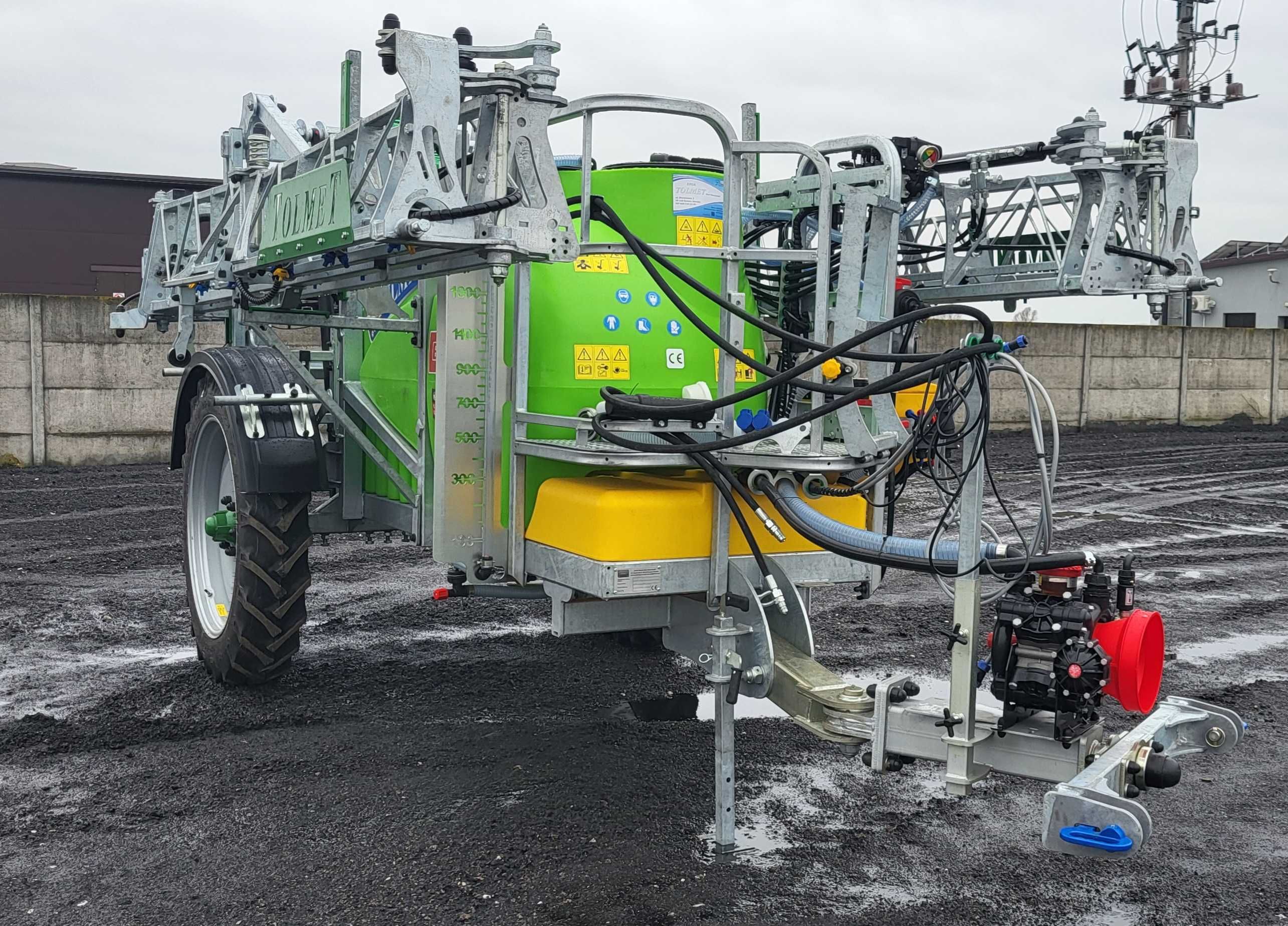 Opryskiwacz Borys hydrauliczna lanca Tolmet zaczepiany na kołach raty