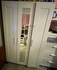 Rezerwacja - BRIMNES szafa 3 drzwiowa z lustrem IKEA