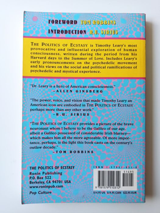 The Politics Of Extasy, Timothy Leary, po angielsku