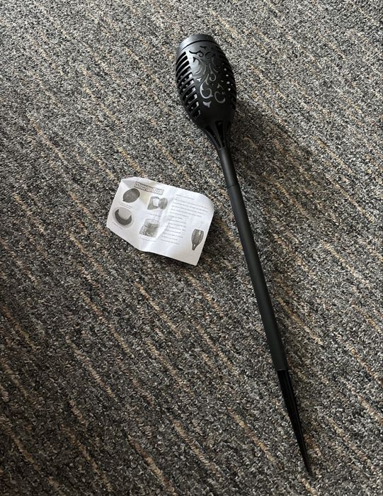 Lampka solarna led pochodnia