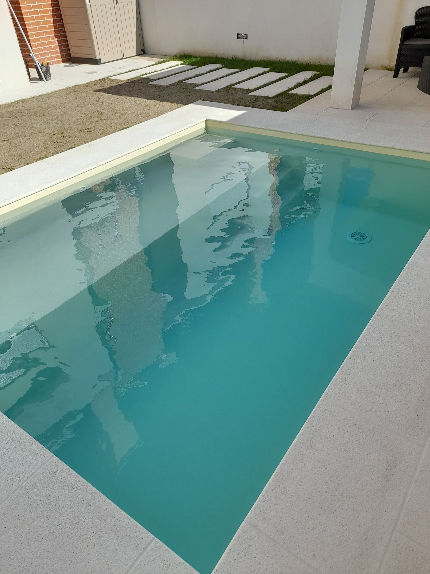 Tela armada para piscinas