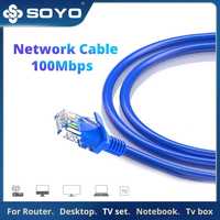1М Сетевой кабель для Интернета LAN Ethernet Cat 5e Patch Cord SOYO