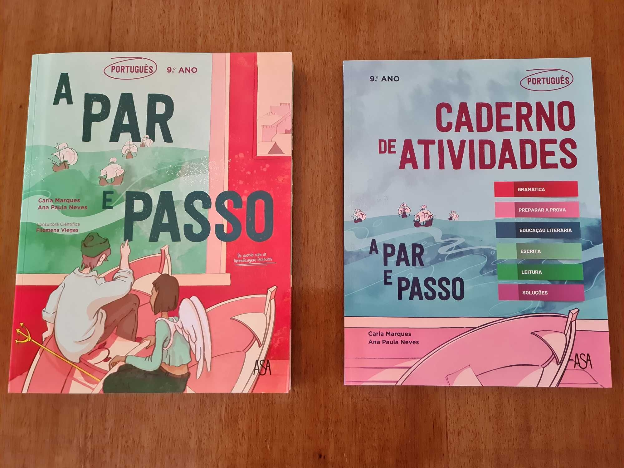 Vendo Pack Pedagógico de Português A PAR E PASSO, 9ºAno. NOVO!