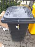 Blokada kosza na śmieci zamek do kosza na śmieci 120l, 240l,1100l