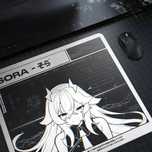 Стеклопад Glass mousepad [ SORA ] Стеклянный коврик для мыши НОВЫЙ
