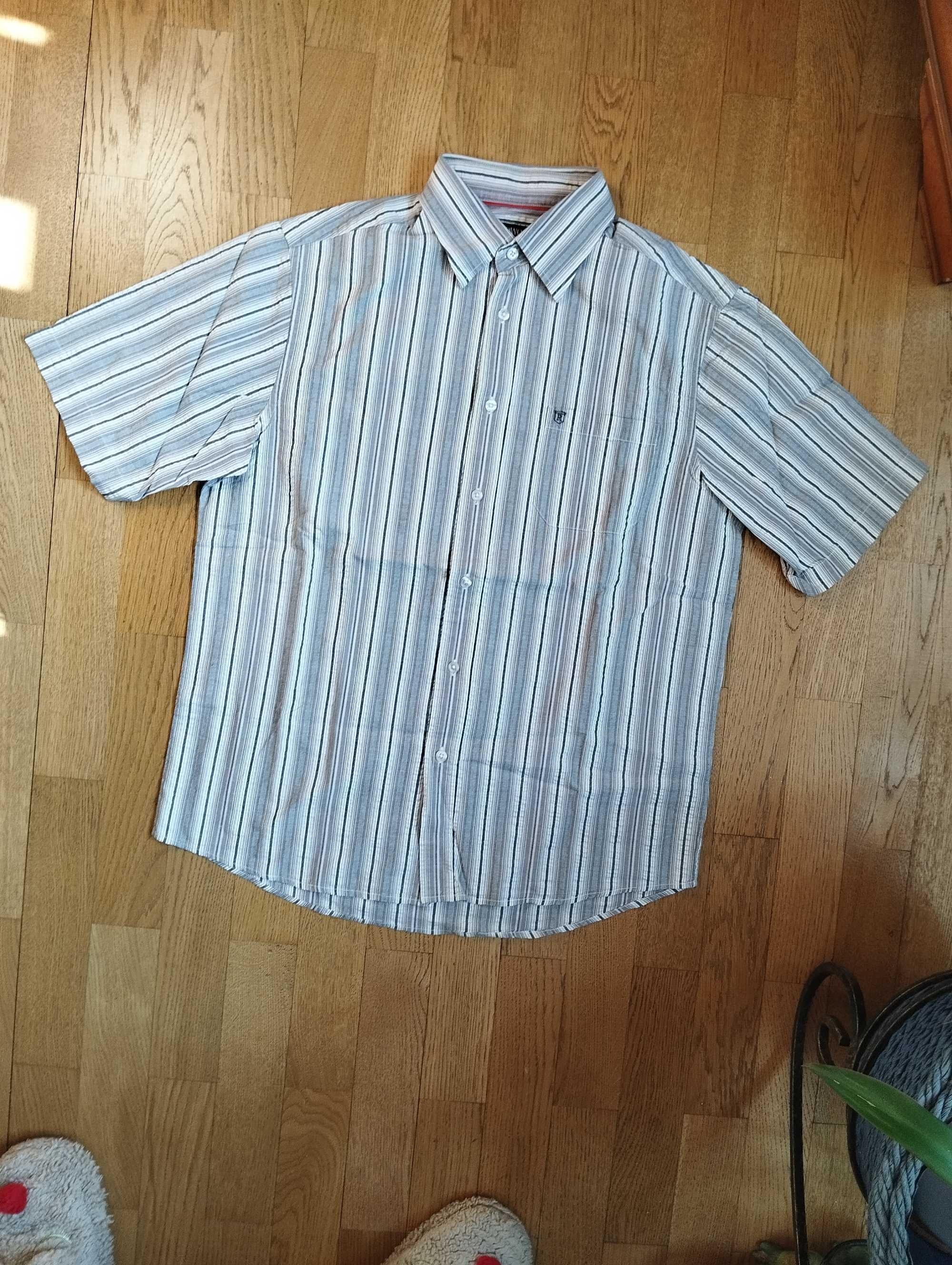 Koszula w paski REDWOOD rozmiar M szerokość 110 cm