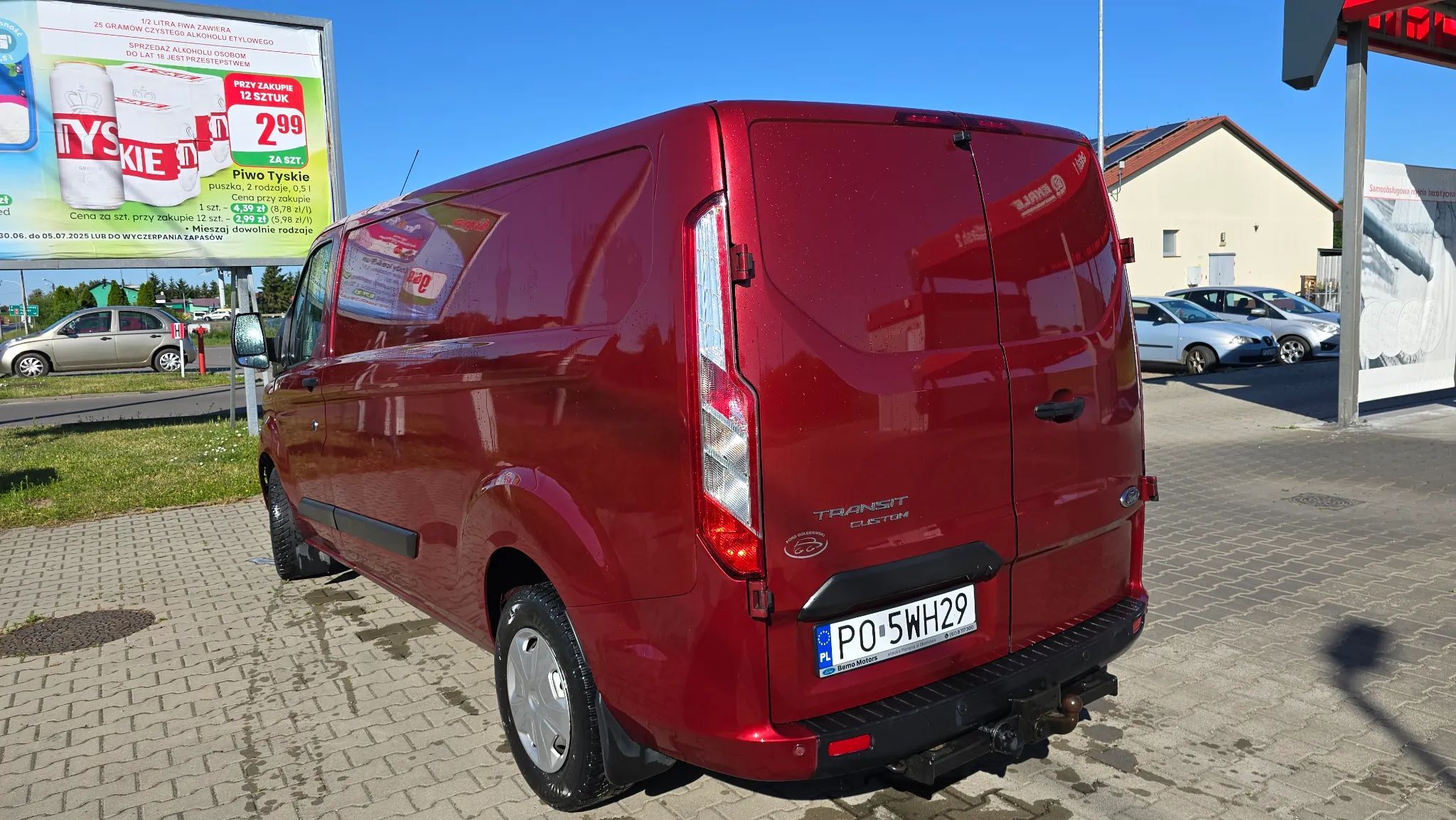 Ford Transit Custom MCA 2.0 New EcoBlue 170 KM M6 Trend Van 300 L2  Ford Transit Custom L2H1 - 170 KM - I właściciel FV23% BEZWYPADKOWY