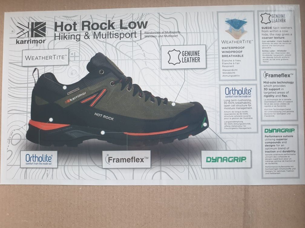 Karrimor Hot Rock Low Dynagrip trekingowe