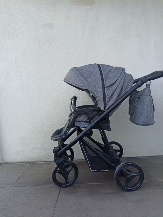 Wózek 3/1 Bebetto nitello fotelik avionaut pixel