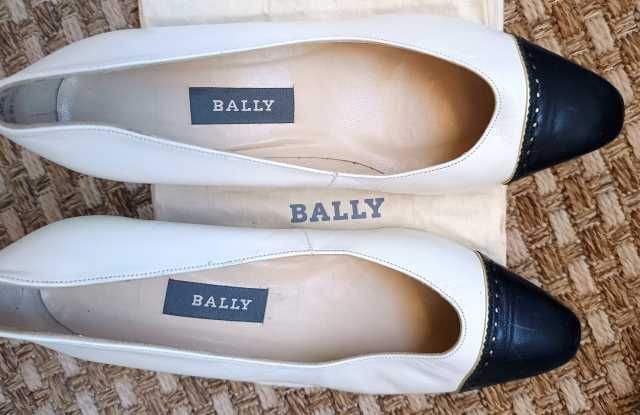 Sapatos «Bally», clássicos, couro, qualidade superior, 5 1/2, NOVO