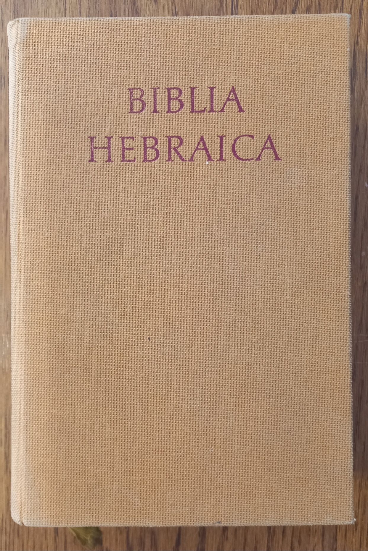 Książka  Biblia Hebraica