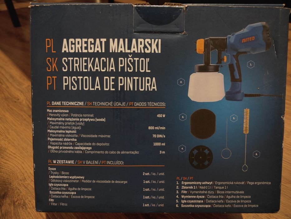 Agregat malarski Niteo 250113-SPG 450W