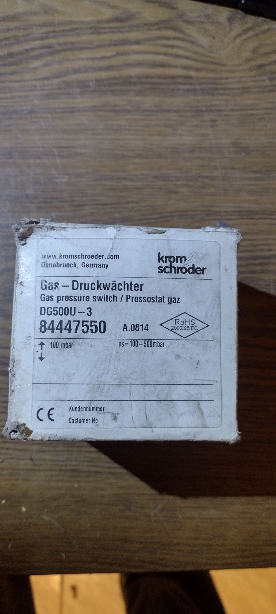 Presostat Krom Schroeder DG 500U-3