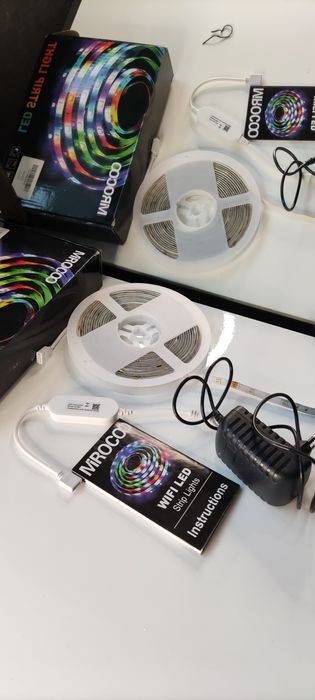 Taśma LED 6M RGB Mirocoo Bluetooth Aplikacka Mobilna pilort