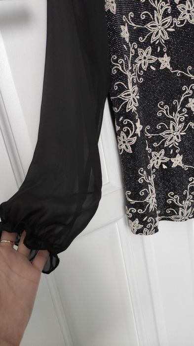 Bluzka elegancka rozciągliwa jak nowa r.48