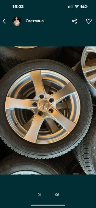 Оригинал  комплект литые диски с резиной r17 5/114.3