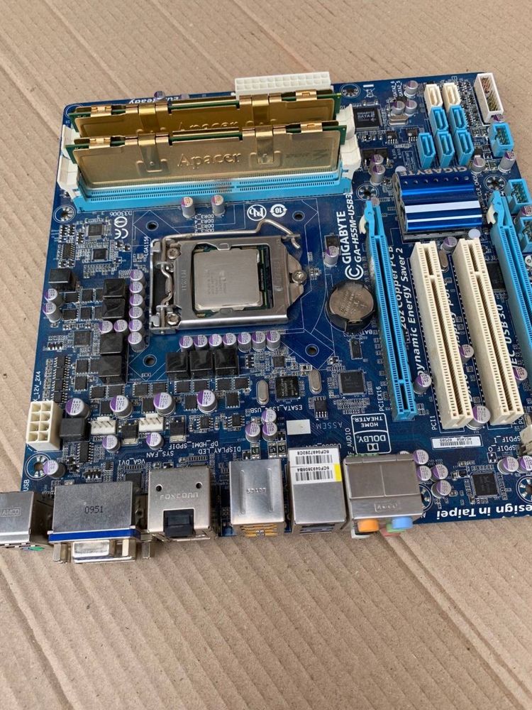 Материнская плата в сборе Gigabyte GA-H55M-USB3