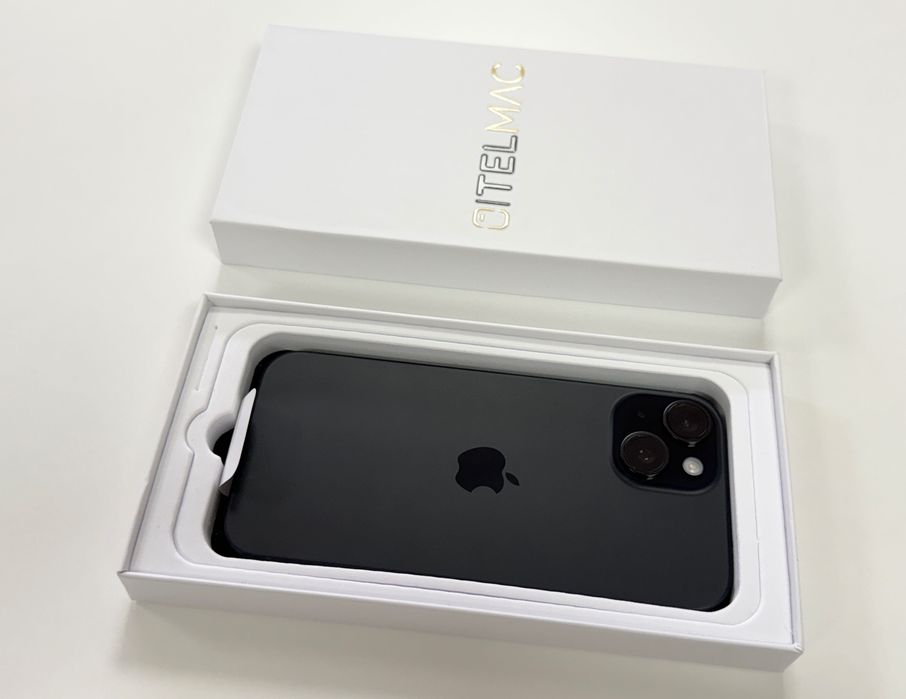 Apple iPhone 15 128GB 5G NOWY • Black • Gwarancja • Raty 0%